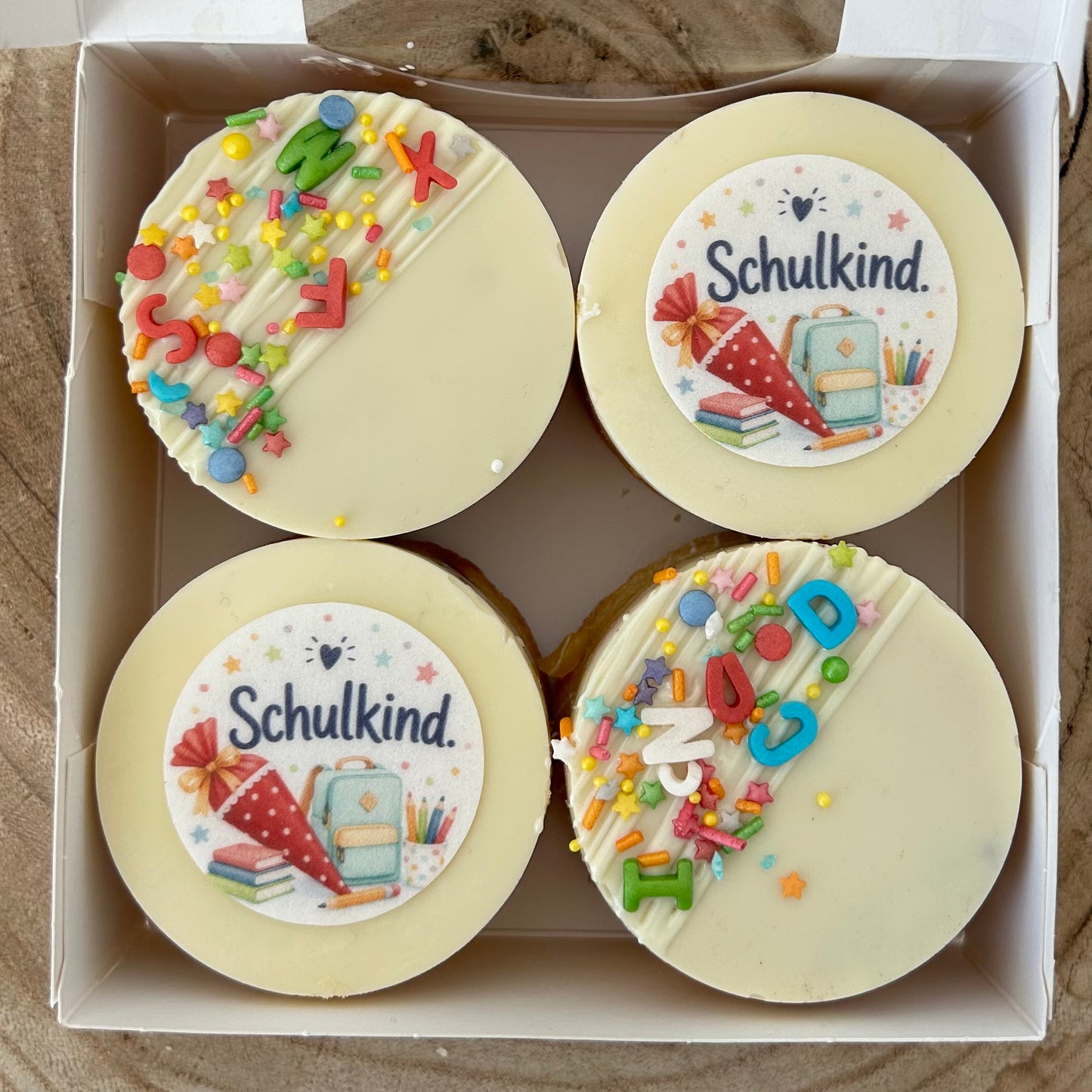 Schulkind rot