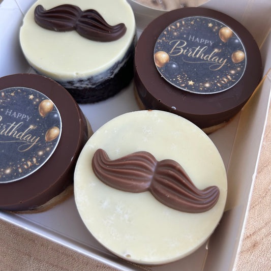 Birthday Box Mustache